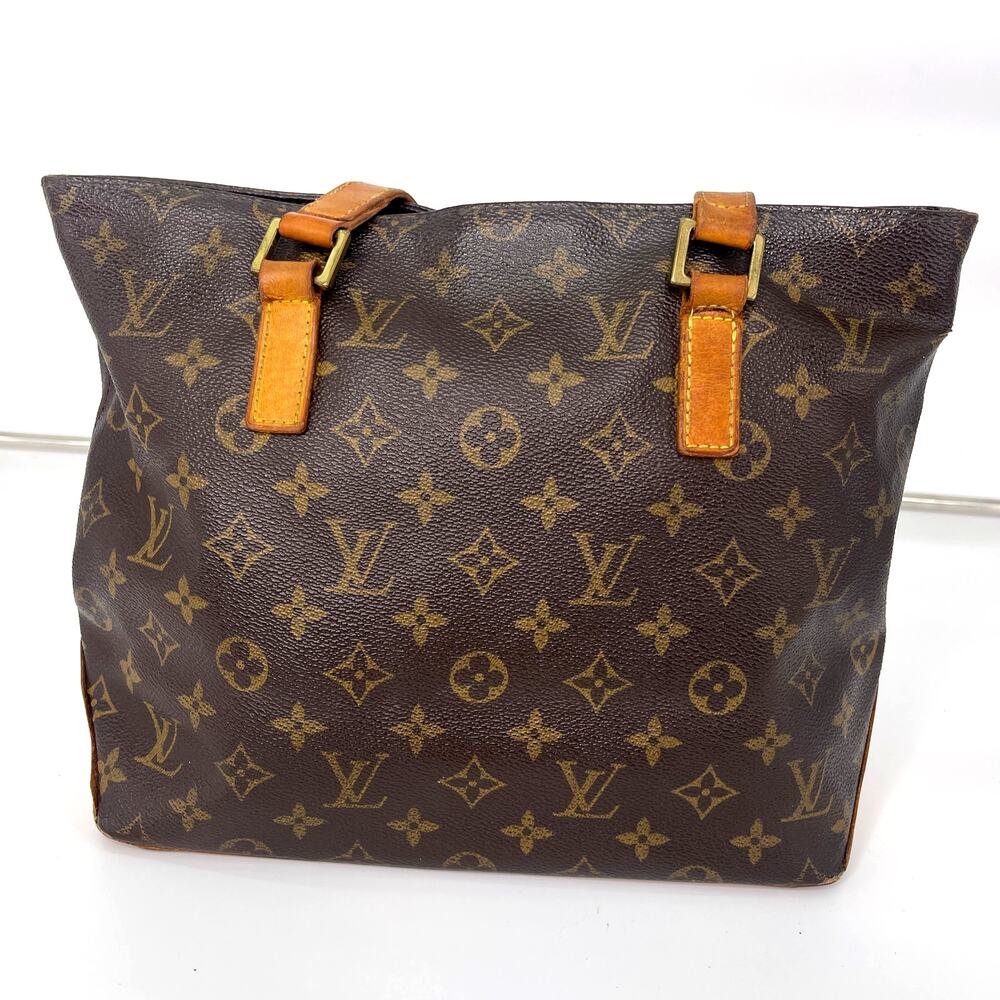 Louis Vuitton Cabas Mezzo Monogram Tote Bag Vintage Shoulder Bag Authentic